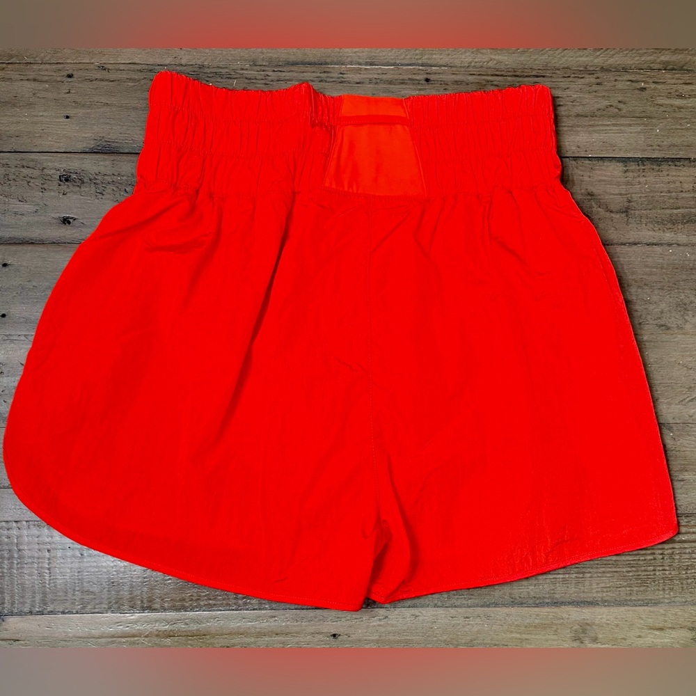 HALARA Women’s Super High Waist Split Hem 2-in-1 Casual Shorts - Large - Red - Picture 4 of 10